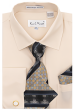 Karl Knox Men's French Cuff Shirt Set - Polka Dot