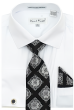 Karl Knox Men's French Cuff Shirt Set - Diamond Tiles