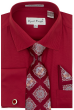 Karl Knox Men's French Cuff Shirt Set - Diamond Tiles