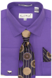 Karl Knox Men's French Cuff Shirt Set - Sleek Designs