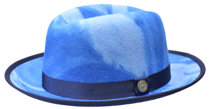 Bruno Capelo Men's Australian Wool Fedora Hat - Textured Design