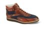 CCO Men's Leather Dress Boot - Perforated Texture