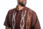 Silversilk Men's 2 Piece Short Sleeve Walking Suit - Chain Pattern