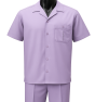 Dreams by Zacchi Men's Wide Leg 2 Piece Walking Suit - Light Texture
