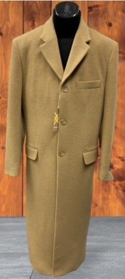 XXIOTTI Cashmere/Wool Overcoat Camel 77003 main image 1