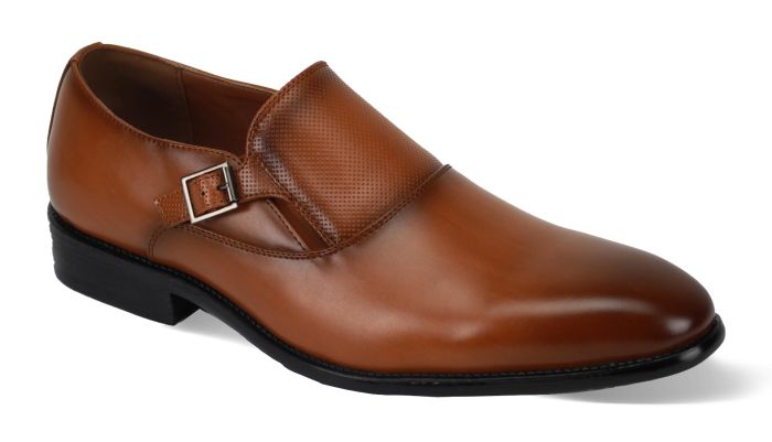 Antonio Cerrelli Men's Fashion Dress Shoe - Perforated Belt