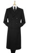 Apollo King Men's Full Length Top Coat - Banded Wrists