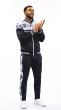 Black Track Suit Men's Athletic Sets