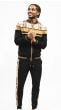 Khaki Track Suit Men's Athletic Sets