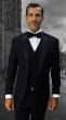 Statement Men's Outlet Wool Blend 3 Piece Fashion Tuxedo - Pic Stitching