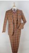 Veno Giovanni Men's Outlet 3pc 100% Wool Suit - High Fashion 