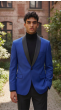 Royal Blue Sport Coat Mens Blazer