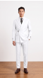White Suit Double Breasted Suit Jacket Suits for Men
