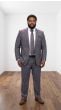 Grey Men's Suit Men Men's Big and Tall