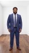 Navy Men's Suit Men Men's Big and Tall