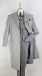 Veno Giovanni Men's 100% Wool Full Length Top Coat - 3 Button Coat
