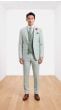 Mint Mens Suits Plaid Suit for Guys Suit Jacket with Peak Lapel