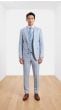 Aqua Mens Suits Plaid Suit for Guys Suit Jacket with Peak Lapel
