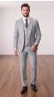 Ash Mens 3 Piece Notched Lapel Wool Suit