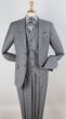 Apollo King Men's Outlet 3pc 100% Wool Suit - Fashion Peak Lapel