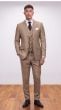 Tan Plaid Suit Wool Suits
