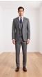 Charcoal Suit Mens 3 Piece Suits Plaid Suit
