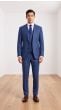Sapphire Suit Mens 3 Piece Suits Plaid Suit