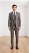 Tan Suit Mens 3 Piece Suits Plaid Suit