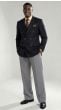 Apollo King Men's Double Breasted Sport Coat - Peak Lapel