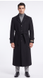 Black Trench Coat Mens Overcoat