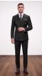 Black Suit Double Breasted Mens Suit Jacket