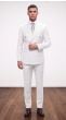 White Suit Double Breasted Mens Suit Jacket