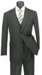 CCO Men's Outlet 3 Piece Wool Feel Executive Suit - Windowpane