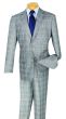 CCO Men's Outlet 3 Piece Executive Suit - Classic Glen Plaid