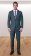 Olive Tailored Suit Peak Lapel