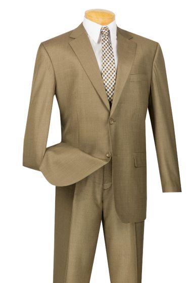 CCO Men's Outlet 2 Piece Executive Suit - Basket Weave Fabric