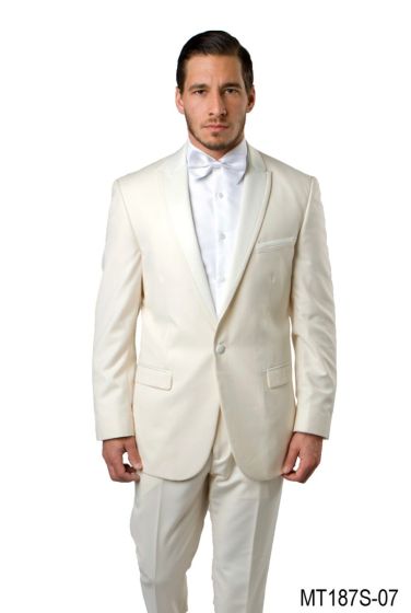 Tazio Men's Classic Fashion Dinner Jacket - Solid Tone