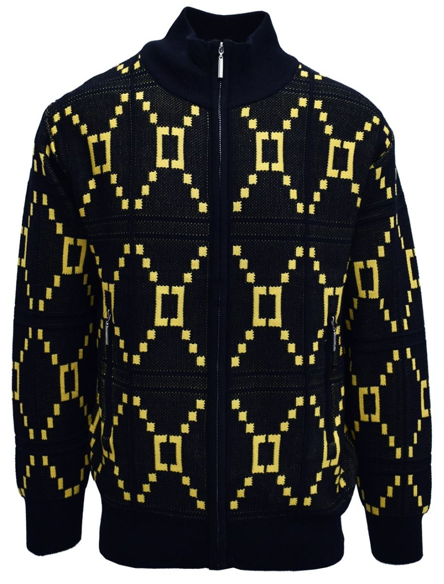 Silversilk Men s Sweater Cubed Style