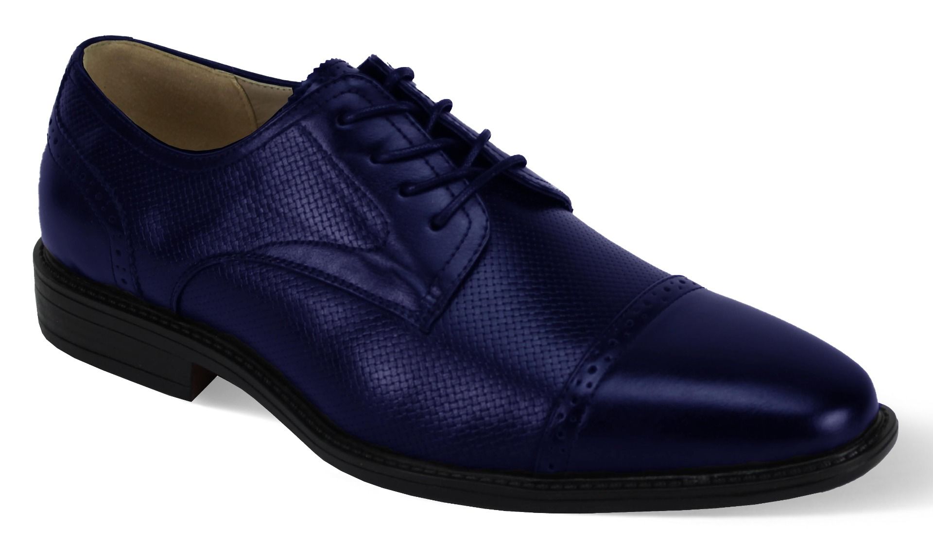 Antonio Cerrelli Men s Fashion Dress Shoe Weave Pattern