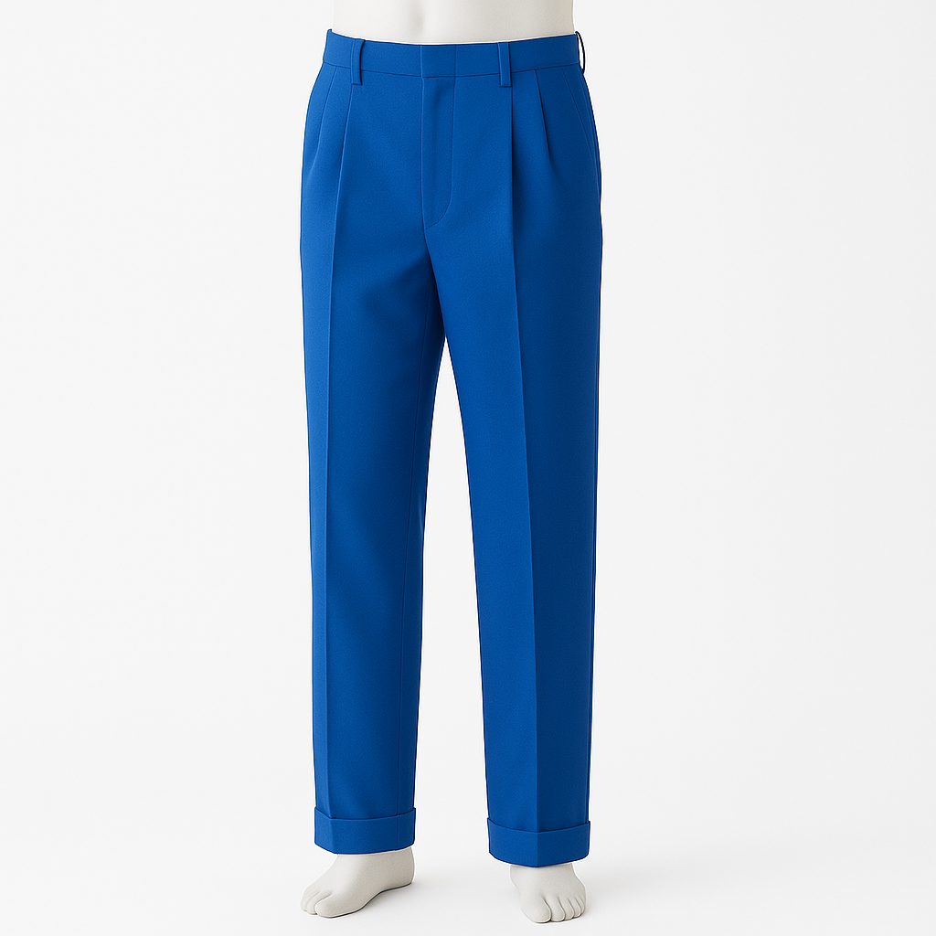 bright blue dress pants My Kind Of Day Blue Eyelet Midi Dress, Medium - The Mint Julep Boutique main image 1