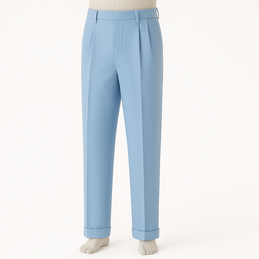 Zacchi Men's Pleated Pants - Bright Colors