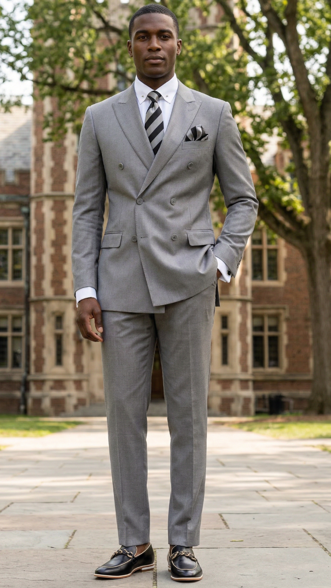 strapless open back dress Breathable Double-Pleated Pants | Men's Dress Pants