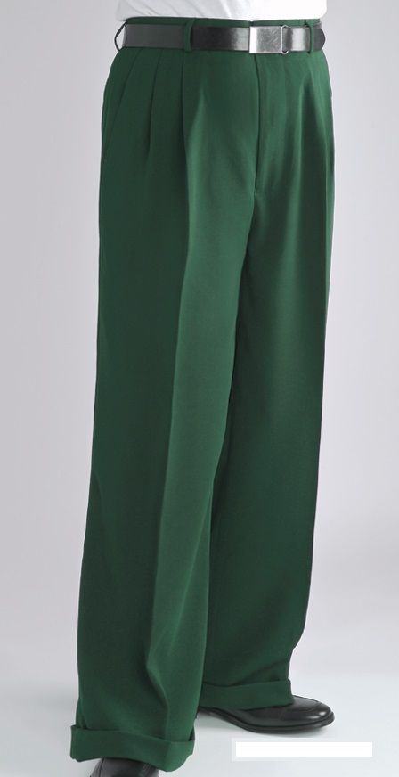 Daniel Ellissa Men's Outlet Wide Leg Pants - Double Pleated
