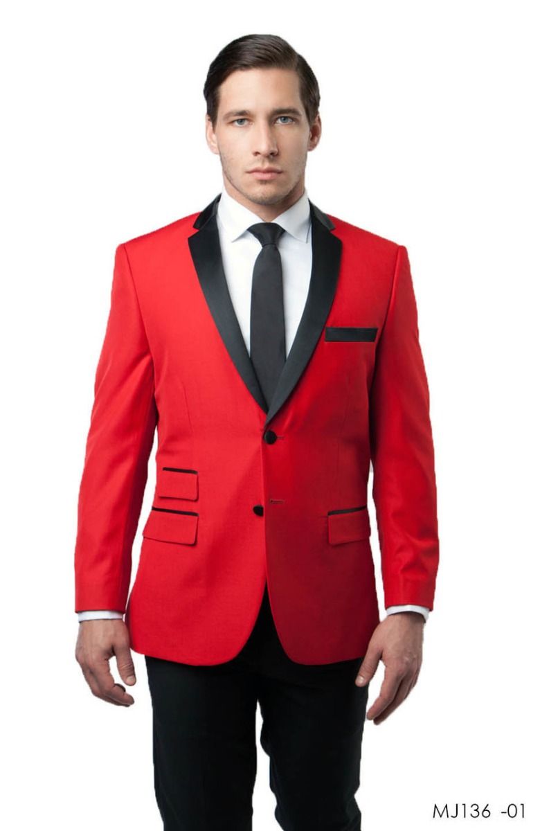 Tazio Men s Slim Fit Classic Fashion Sport Coat Bold Color
