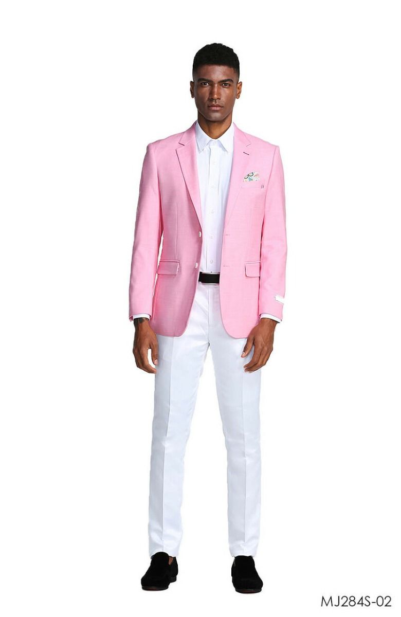Groom Magenta Pink Jacket Tazio Men's Classic Fashion Sport Coat