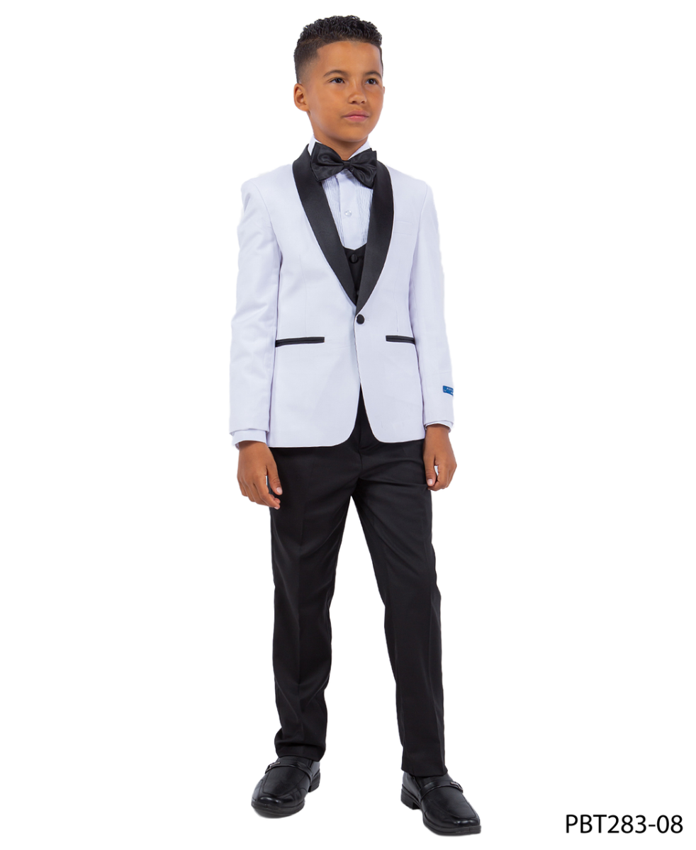 White shirt vest and tie on sale