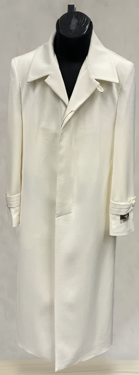 Carmel Zhao Men s Full Length Top Coat Single Breasted Brown L CCO Menswear