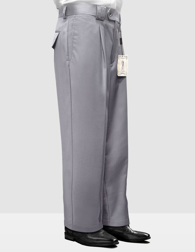 Statement Men's Outlet 100% Wool Pant - Pleated Wide Leg Statement Men's Outlet 100% Wool Pant - Pleated Wide Leg