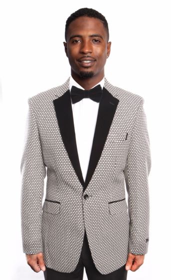 Tazio Men's Classic Fashion Sport Coat - Stylish Weave