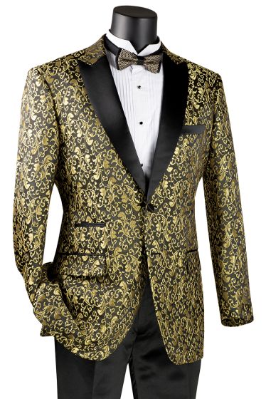 CCO Men's Outlet 2 Button Sport Coat - Luxurious Jacquard